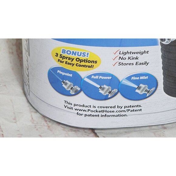 Lead-Free Lightweight No Kink Easy Store 25 Feet 3/4" Pocket Hose - Picture 9 of 14